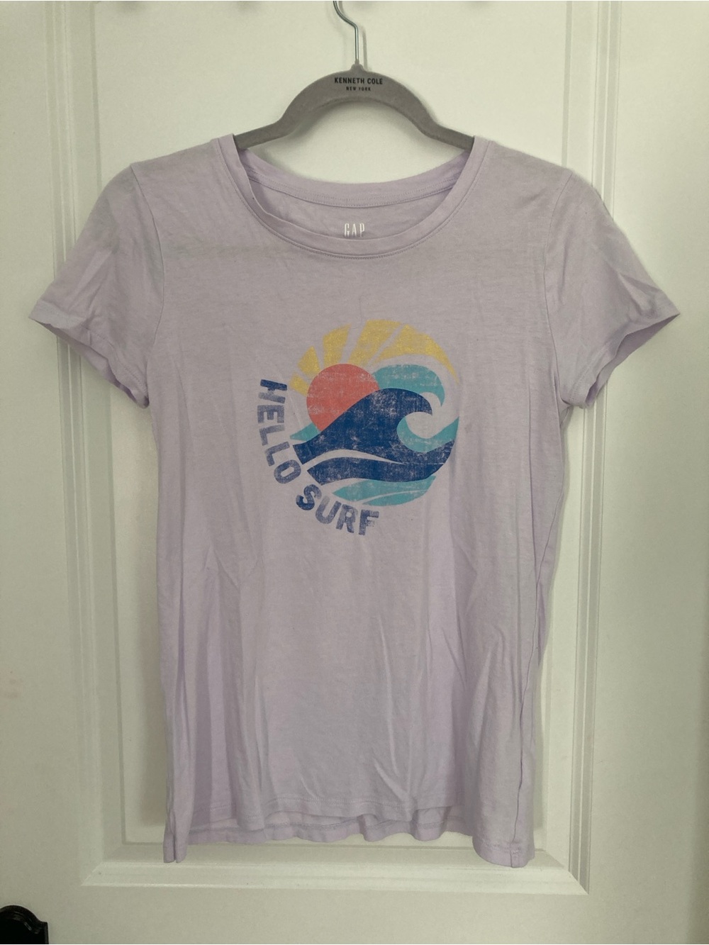 GAP Lavender Short Sleeve Crewneck Tee